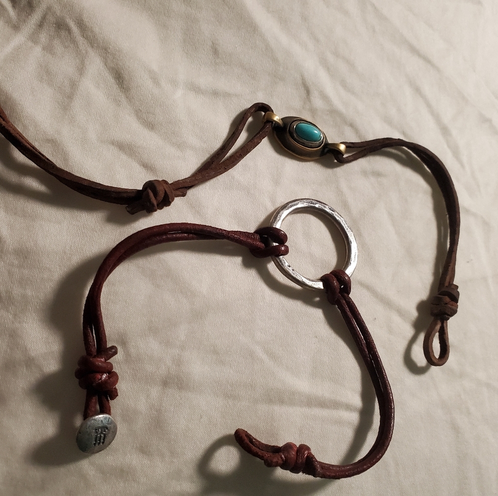James Avery Leather Bracelets